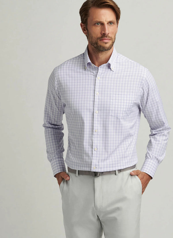 Peter Millar Wissel Performance Twill Sport Shirt