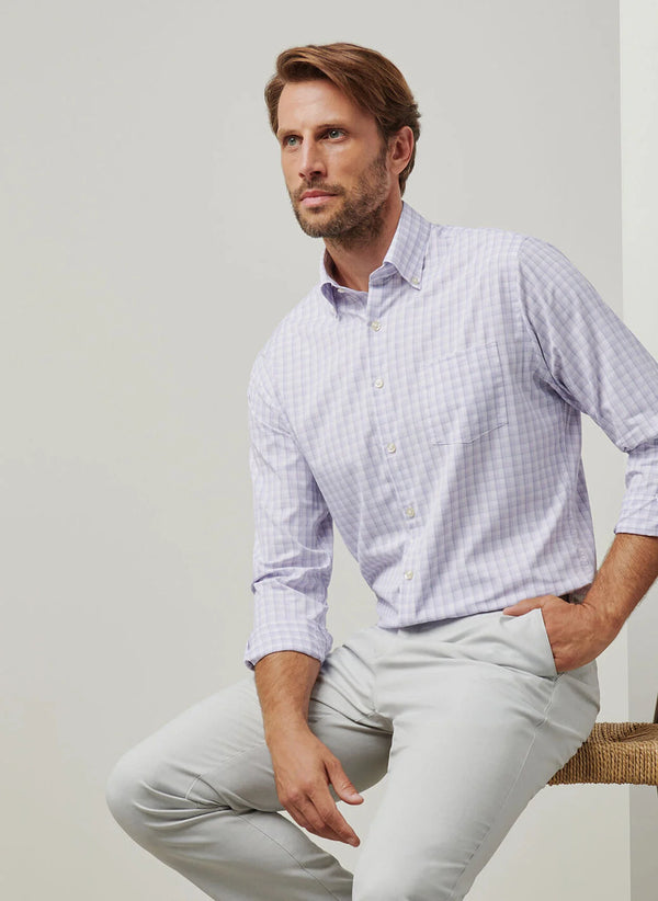 Peter Millar Wissel Performance Twill Sport Shirt