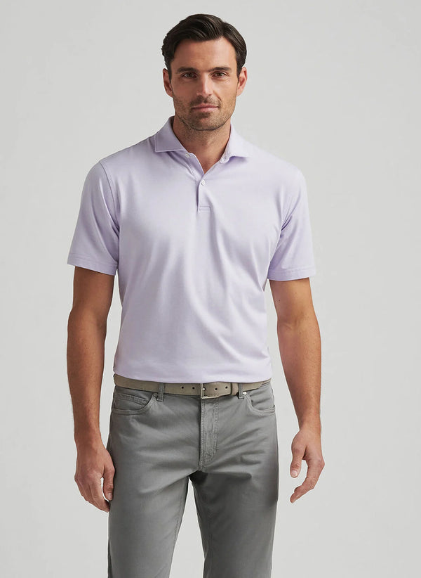 Peter Millar Albatross Cotton Blend Pique Polo