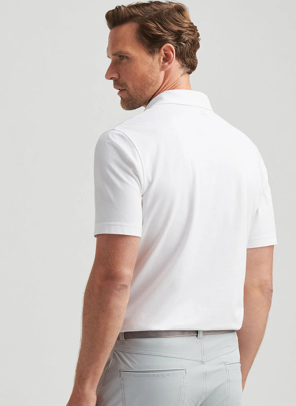 Peter Millar Albatross Cotton Blend Pique Polo