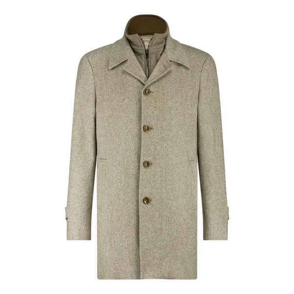 Blue Industry Drift Overcoat