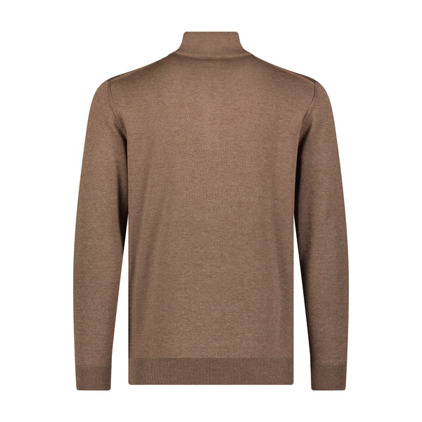 Luchiano Visconti  1/4 Zip Multi Panel Sweater
