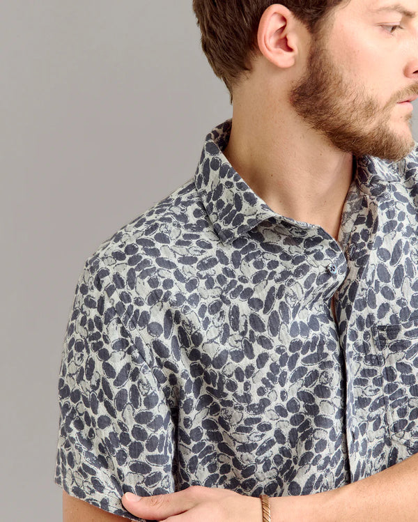 Billy Reid SS Pebble Jacquard Shirt
