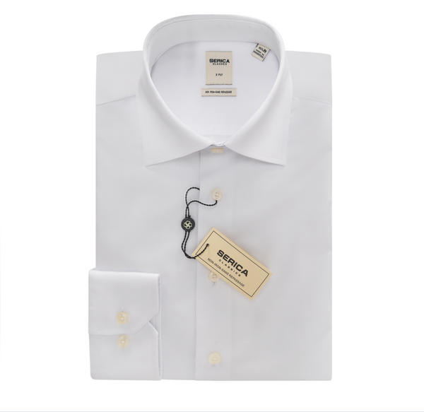 serica classics dress shirts SERICA CLASSICS MID BLUE GLEN PLAID