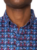 Robert Graham Tailored Fit Infrared Long Sleeve Shirt