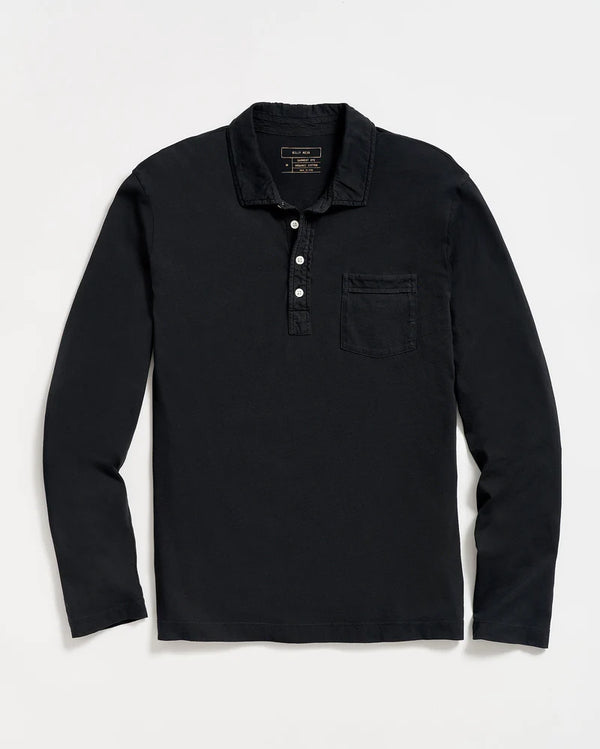 Billy Reid Pensacola Long Sleeve Polo