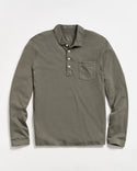 Billy Reid Long Sleeve Pensacola Polo