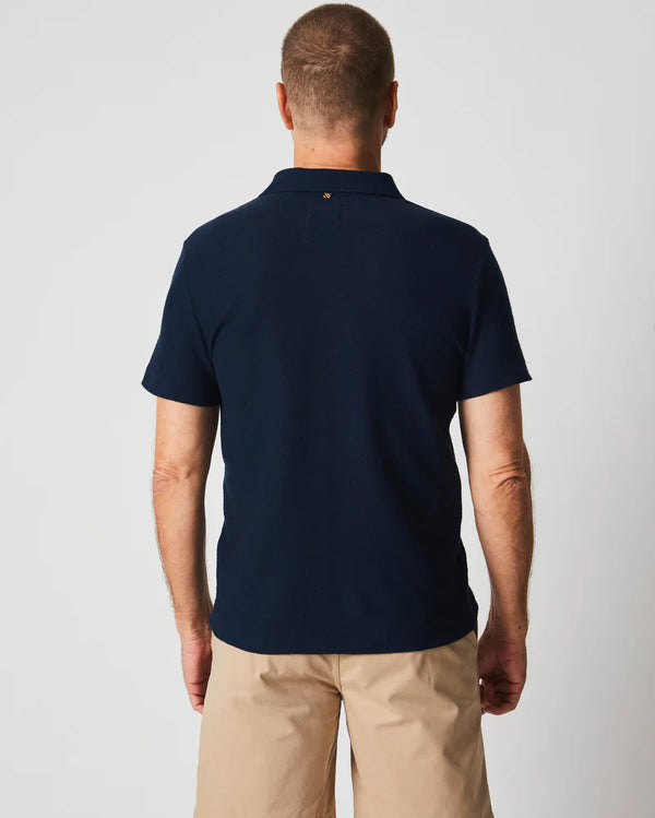 Billy Reid Cotton Twill Polo