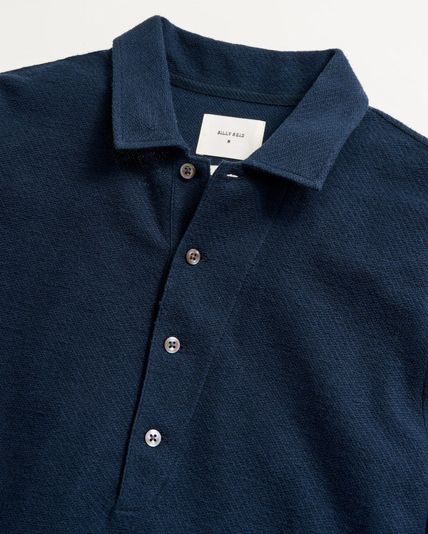 Billy Reid Cotton Twill Polo
