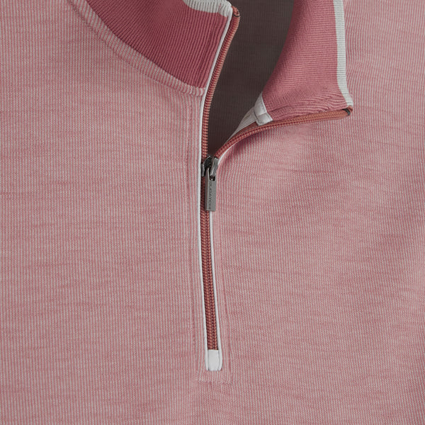 Bugatchi Mini Cable Quarter Zip Pullover