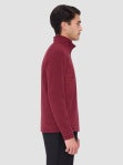 Bugatchi Diagonal Pinstripe 1/4 Zip Pullover