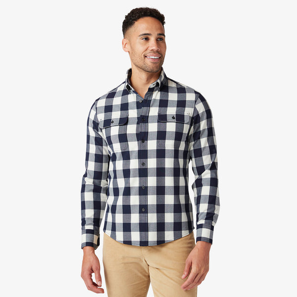 Mizzen & Main City Flannel - Trim Fit