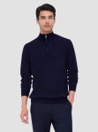 Bugatchi Spencer 1/4 Zip Mock Sweater