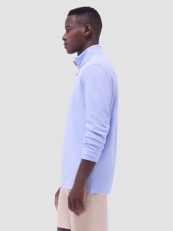 Bugatchi Long Sleeve Quarter Zip Knit