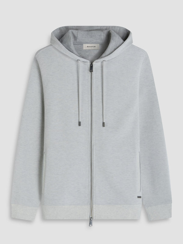 Bugatchi Long Sleeve Full Zip Hoodie