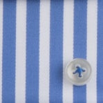 Eterna Striped Satin Weave Dress Shirt
