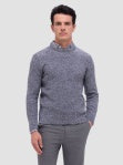 Bugatchi Heathered Crew Neck Sweater