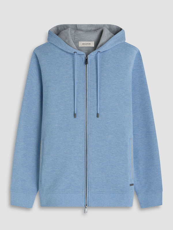 Bugatchi Long Sleeve Full Zip Hoodie