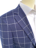 S.Cohen Navy Chalk Windowpane Sport Coat